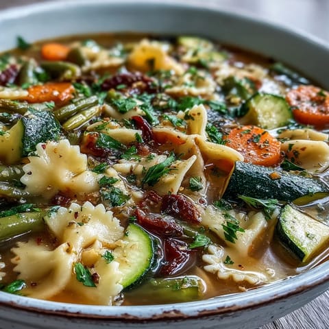 Hearty Italian Minestrone Soup