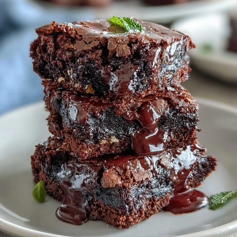 1. Fudgy St. Patricks Day Mint Chocolate Chip Brownie Bites with cool mint and mini chocolate chips, baked in festive green.