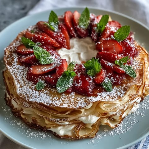Mother's Day Crêpe Cake
