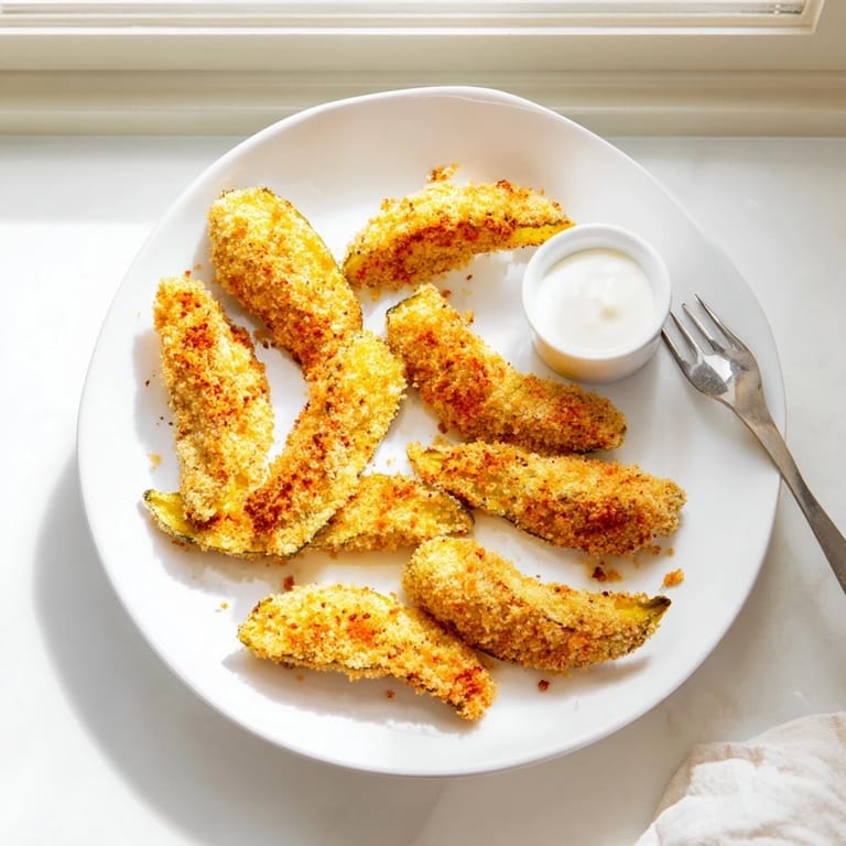 Platter of Fried Pickles garnished with fresh herbs, paired with dipping sauce and burger sliders.