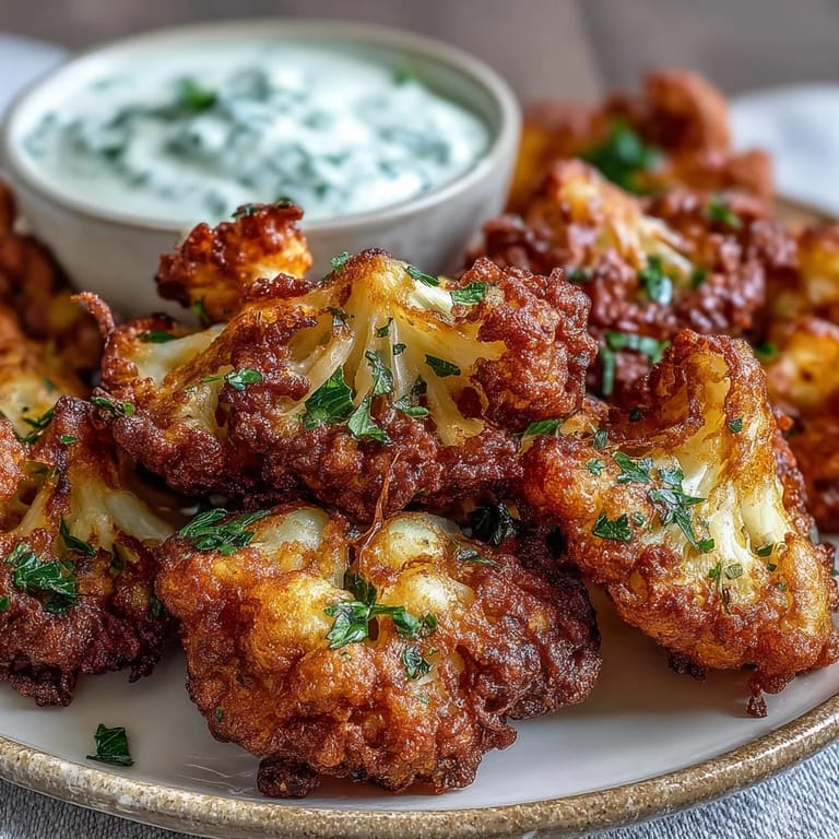 Cooling in the background, a creamy yogurt dip with mint and lemon juice perfectly complements the warm Indian appetizer.