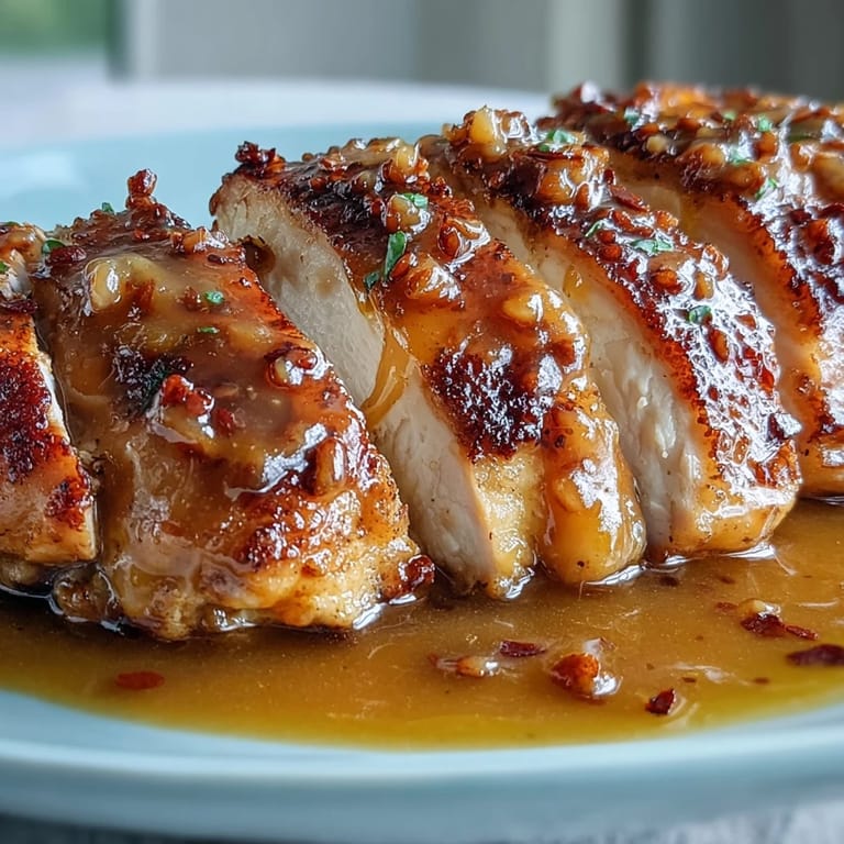 Juicy Slow Cooker Honey Mustard Chicken resting in a rich, tangy sauce, ideal for a weeknight family dinner.